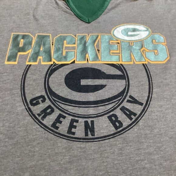 NFL Team Apparel Green Bay Packer Short Sleeve Shirt Women’s Size Medium - Picture 9 of 9